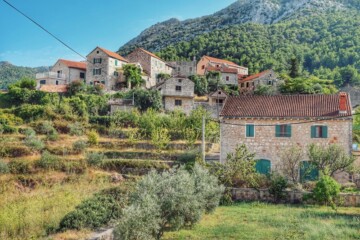 hvar-pitve Idilično selo Pitve na otoku Hvaru