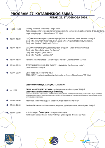 Katarinski sajam program