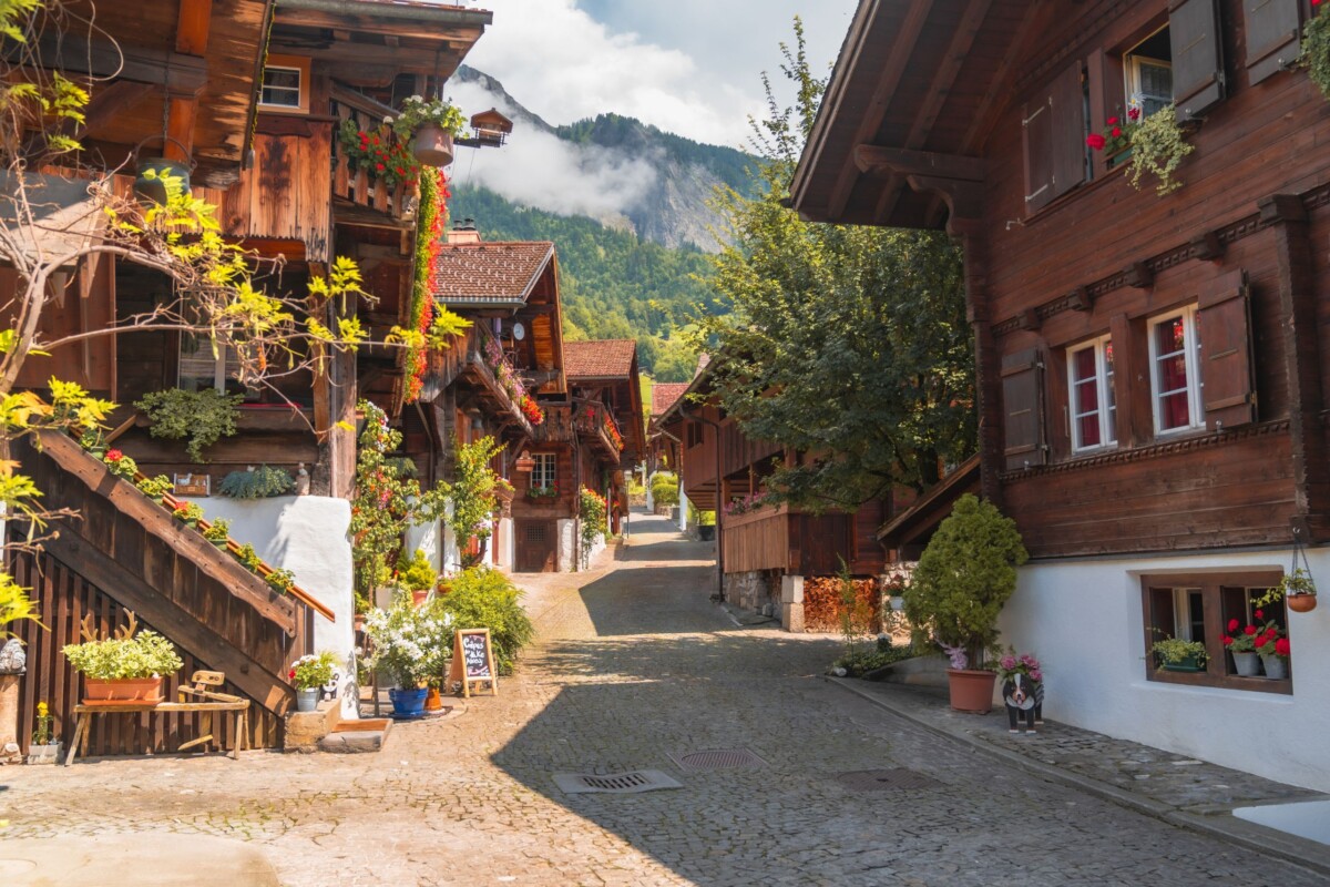 ulica-Brunngasse-brienz-svicarska Ulica Brunngasse