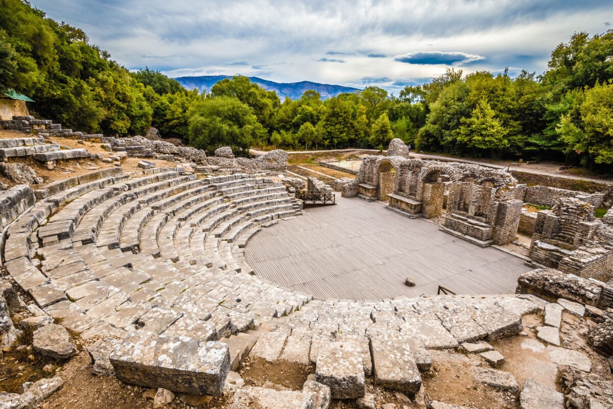 albanija-butrint ostaci antičkog grada Butrint u Albaniji