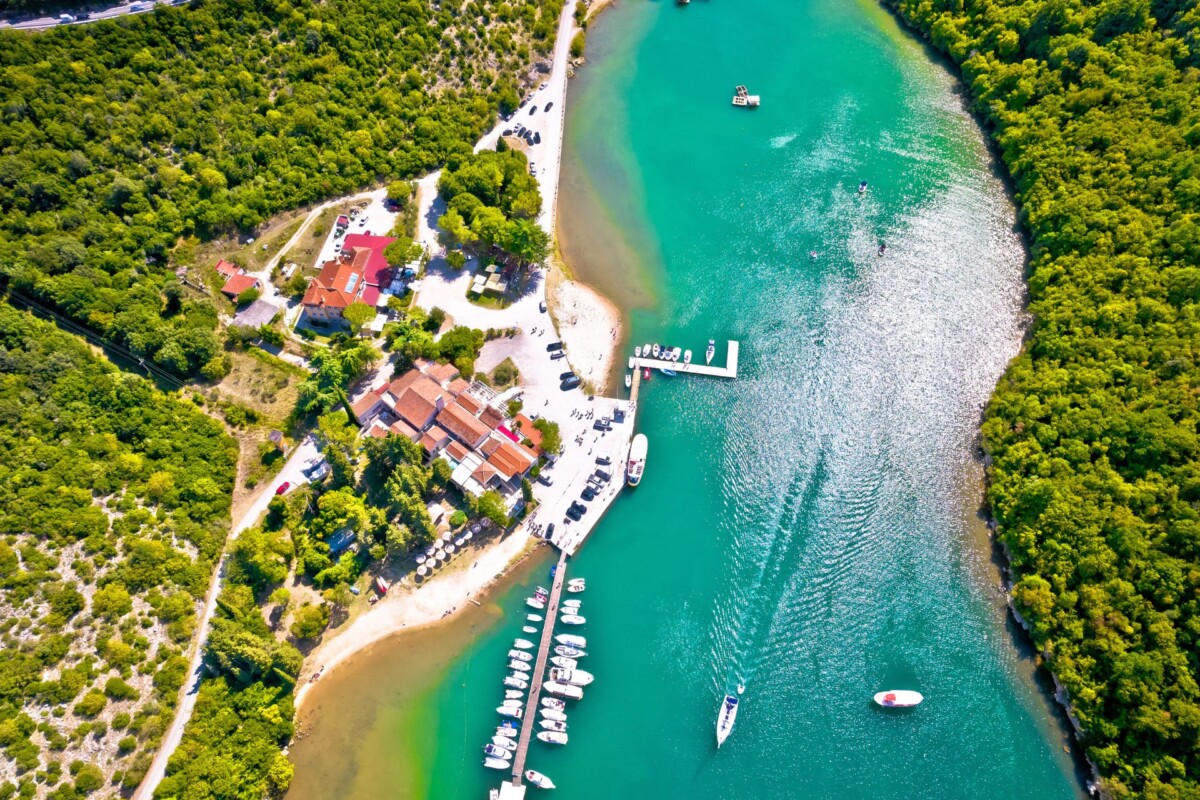 limski kanal-3 Pogled na Limski kanal iz ptičje perspektive