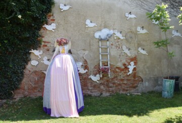 Dvorište Muzeja anđela u Varaždinu