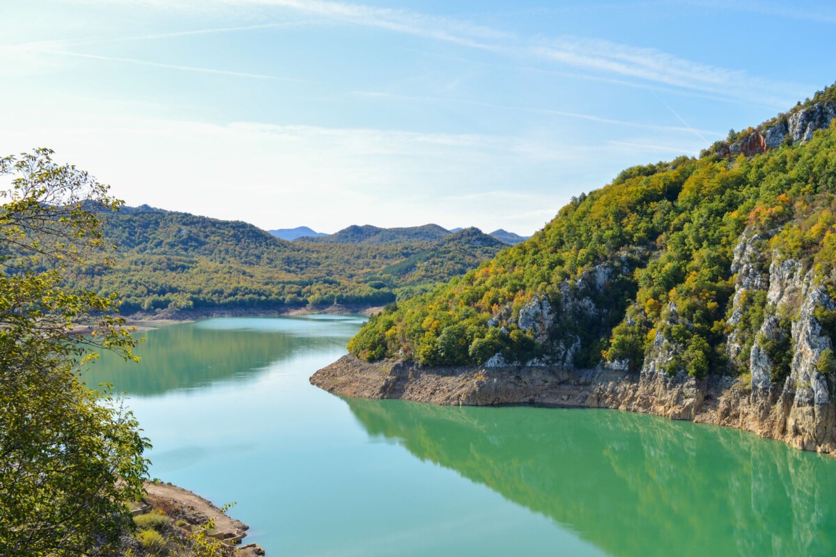 Rijeka Lika, Jezero Krušćica na rijeci Lici