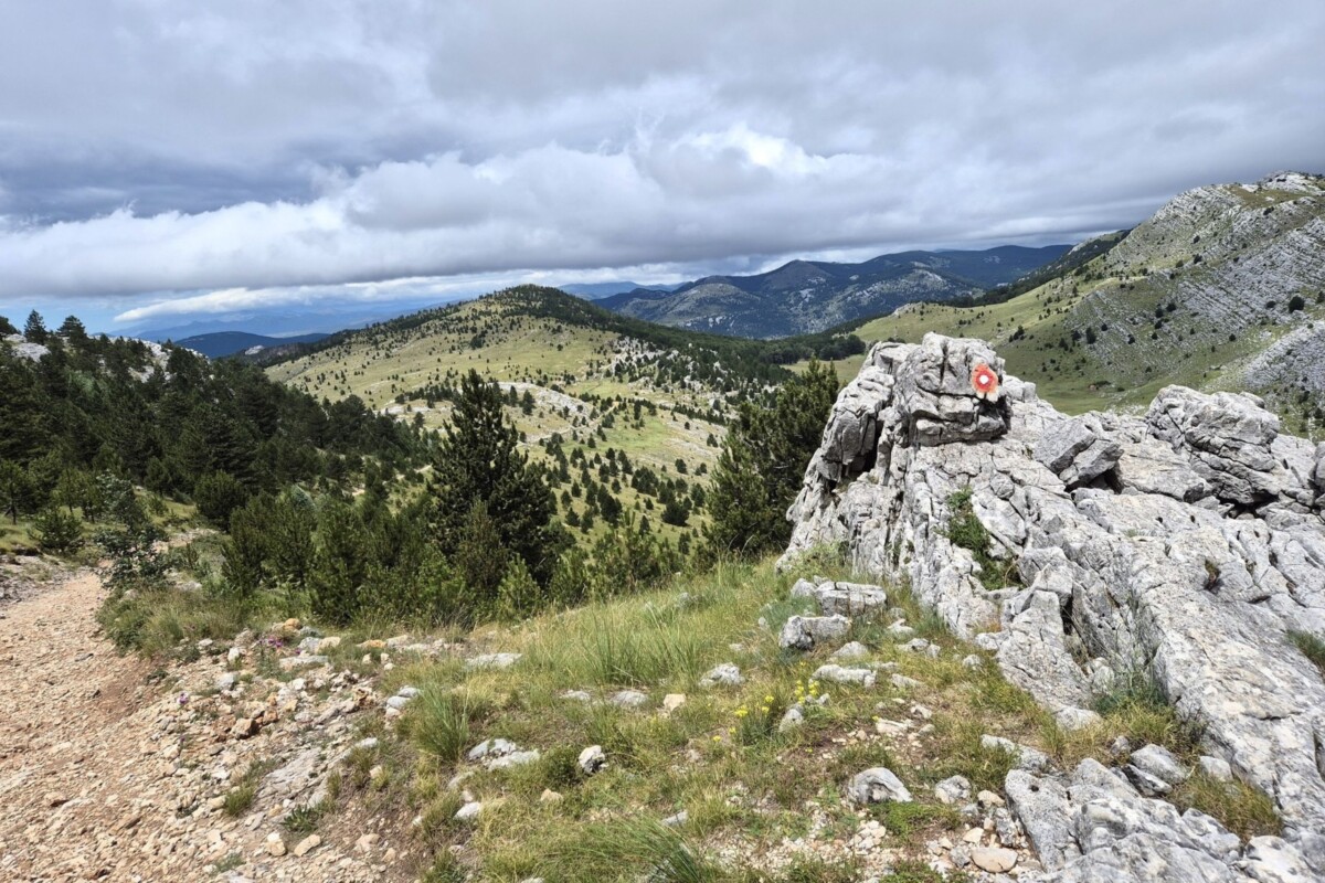 Pogled na krajolik planine Dinara u rano ljeto