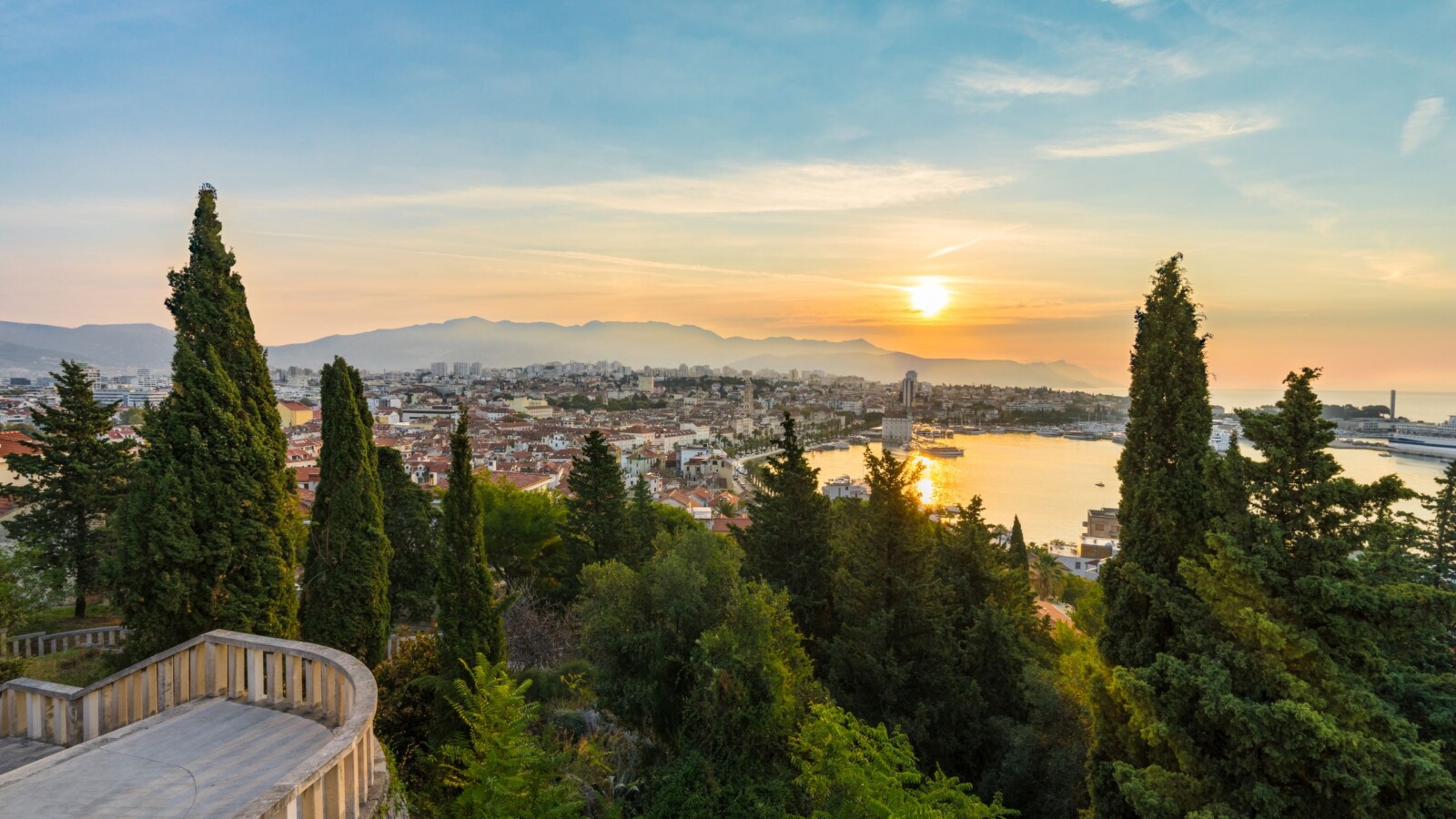 marjan-split Pogled s brda Marjan na Split