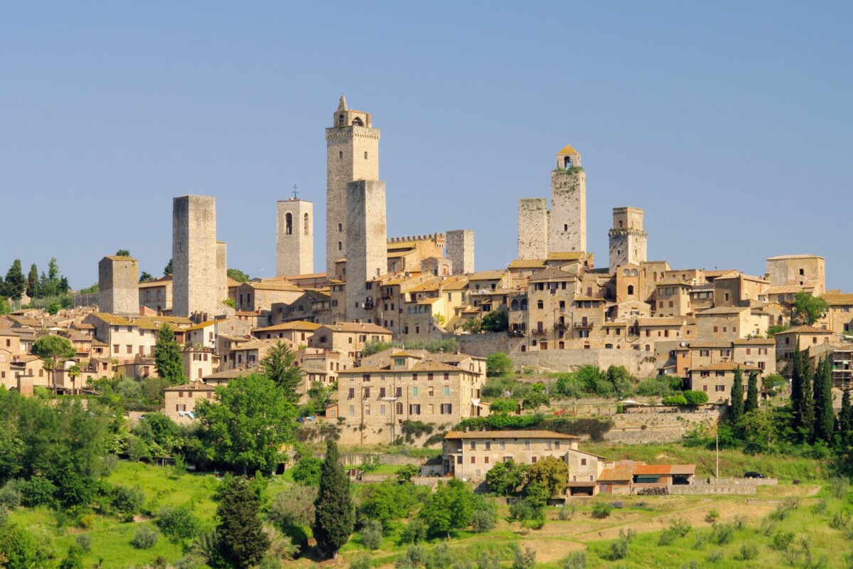 san-gimignano-panorama-grada Torre Grossa San Gimignano pogled na Toskanu
