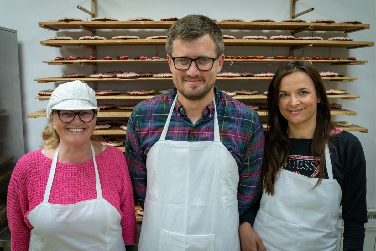 Brigita, Domagoj i Željka Mihina iz Medičarna Arko