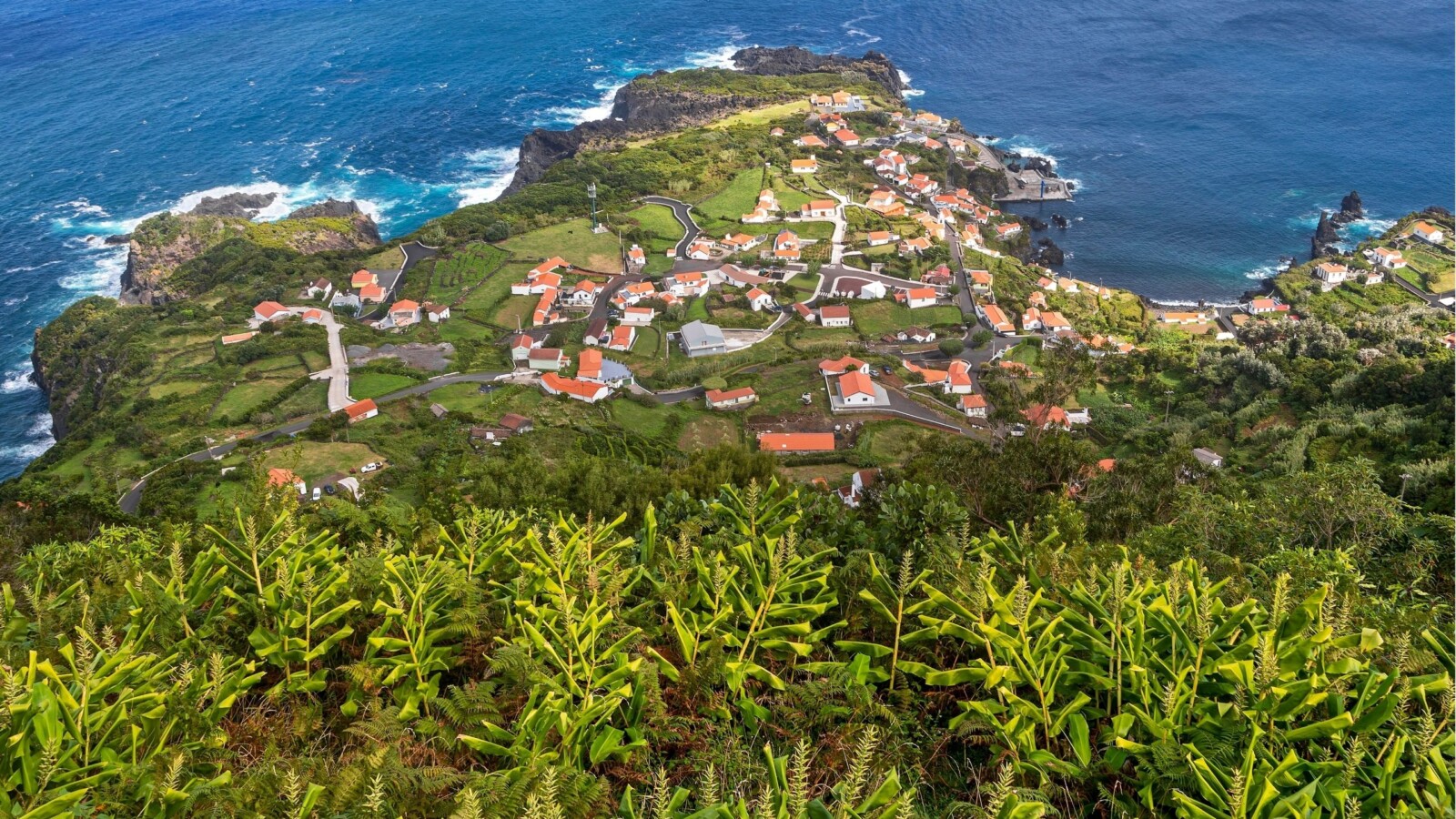 selo-Faja-Grande selo Fajã Grande na azorskom otoku Flores