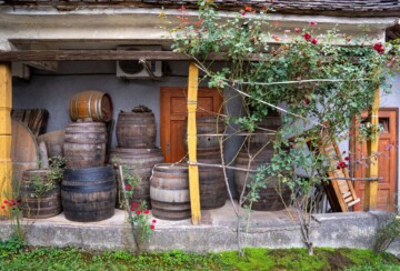 Dvorište radionice Bačvarije Golub