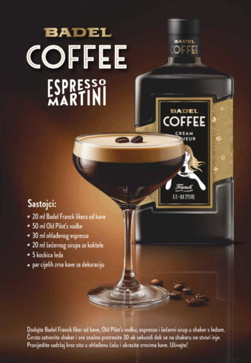 Espresso Martini receptura