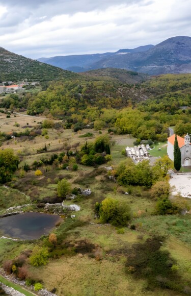 Posebni rezervat Lokve u Majkovima snimljen iz zraka