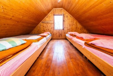 Planinarski dom Hahlić spavaonice