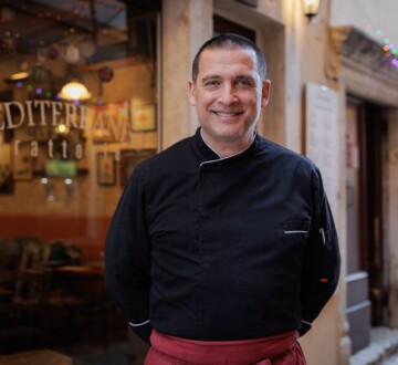 robert-pinto-trattoria-mediterraneo Robert Pinto ispred Trattorije Mediterraneo u Zadru