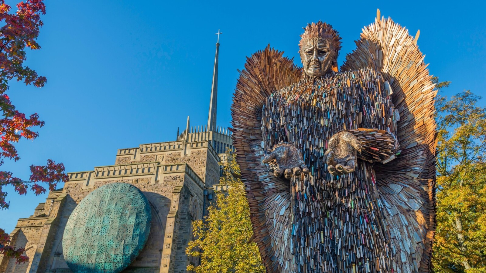 Knife Angel skulptura Shropshire