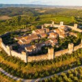 Monteriggioni Italija Toskana