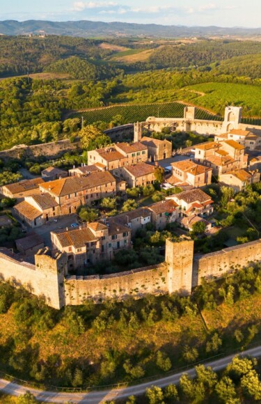 Monteriggioni Italija Toskana