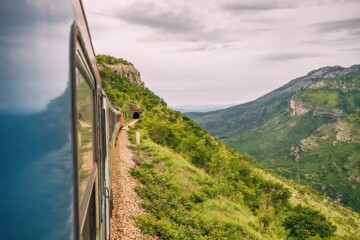 Journeying,By,Train,In,Montenegro,Reveals,Stunning,Landscapes:,Forests,,Mountains,