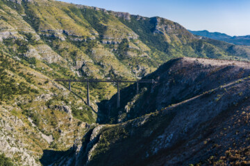 Landscape,With,The,Mala,Rijeka,Viaduct,In,Serbia