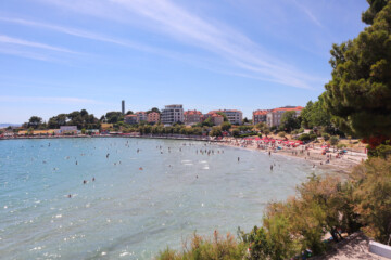 Split,croatia,17.08.2021.swimmers,On,The,Beach,Bacvice,In,Split