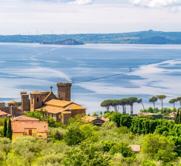 View,Of,Lake,Bolsena,,Province,Of,Viterbo,,Lazio,,Central,Italy