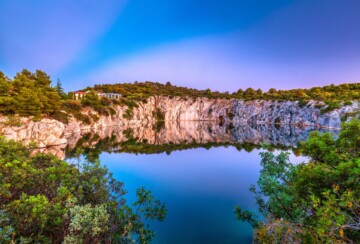 jezero Zmajevo oko Rogoznica2