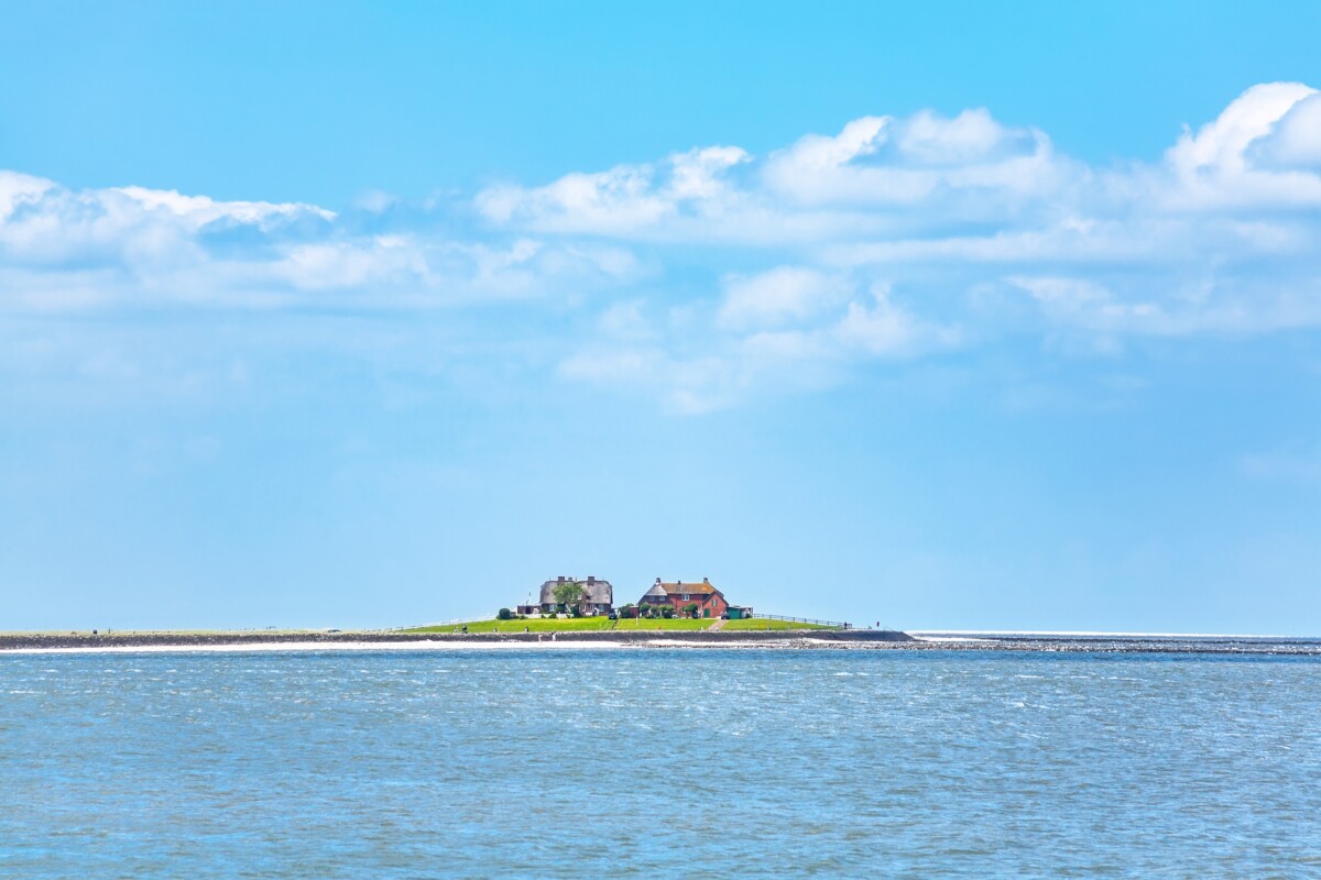 Hallig,,North,Friesland,,Schleswig-holstein,,Germany,,Europe.,Halligs,Are,The,Smallest